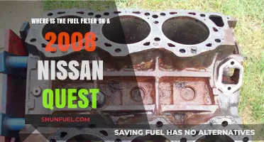 Locating the Fuel Filter in Your 2008 Nissan Quest