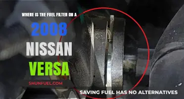 Locating the Fuel Filter in a 2008 Nissan Versa