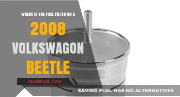 Fuel Filter Location in 2008 VW Beetles