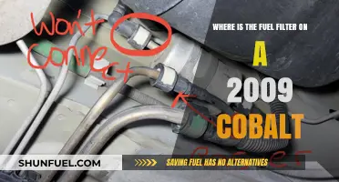 Cobalt Fuel Filter Location and Replacement Guide