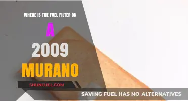 Locating the Fuel Filter in a 2009 Murano