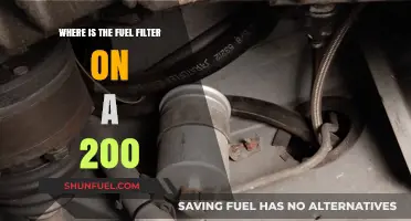 Locating the Fuel Filter in Your 2000-Era Car