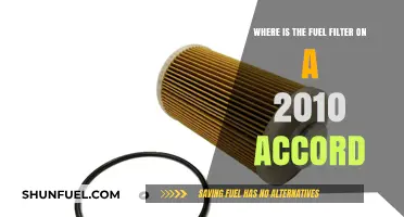 Locating the Fuel Filter in a 2010 Accord