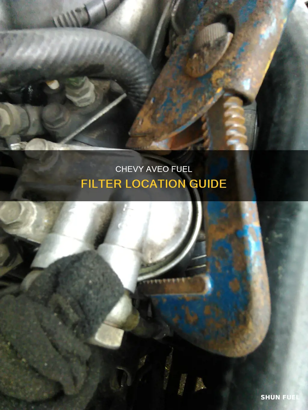 where is the fuel filter on a 2010 chevy aveo