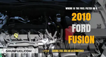 Locating the Fuel Filter in a 2010 Ford Fusion