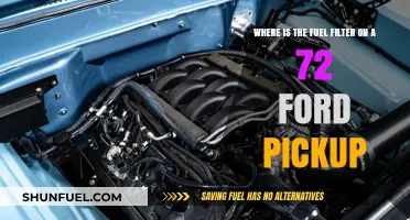 Locating the Fuel Filter on a '72 Ford Pickup