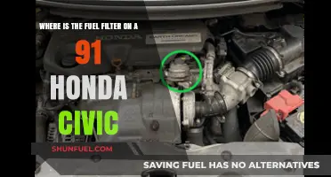 Locating the Fuel Filter on a 1991 Honda Civic