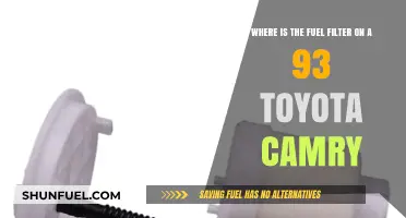 Locating the Fuel Filter on Your 1993 Toyota Camry