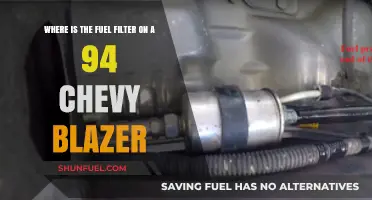 Finding the Fuel Filter: 94 Chevy Blazer