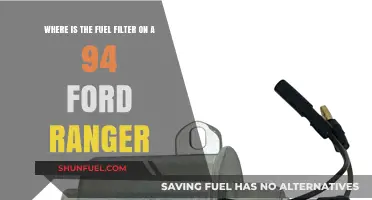 Locating the Fuel Filter on a 1994 Ford Ranger
