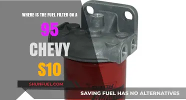 Finding the Fuel Filter: 95 Chevy S10