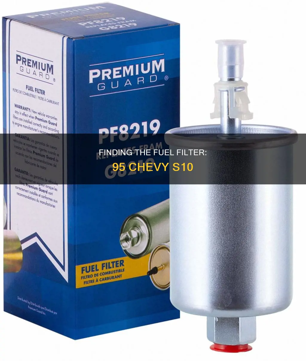 where is the fuel filter on a 95 chevy s10