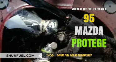 Locating the Fuel Filter in a 95 Mazda Protege