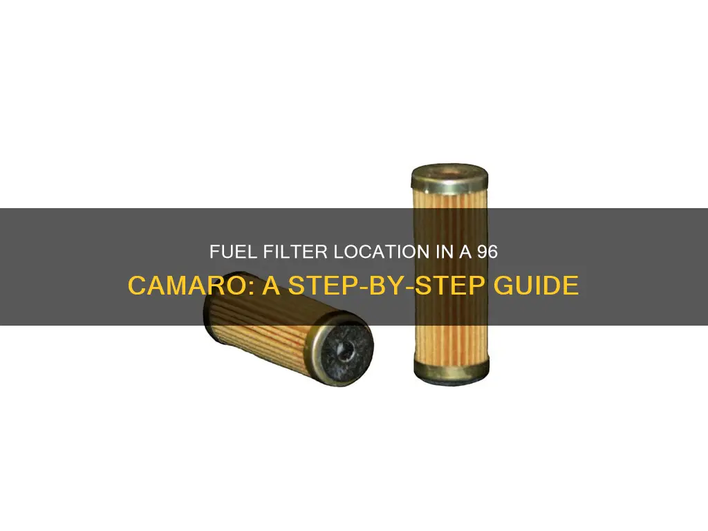 where is the fuel filter on a 96 camaro
