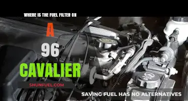 Fuel Filter Location in 96 Cavaliers