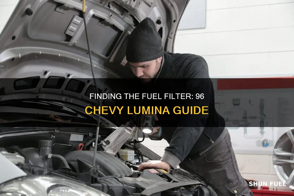 where is the fuel filter on a 96 chevy lumina