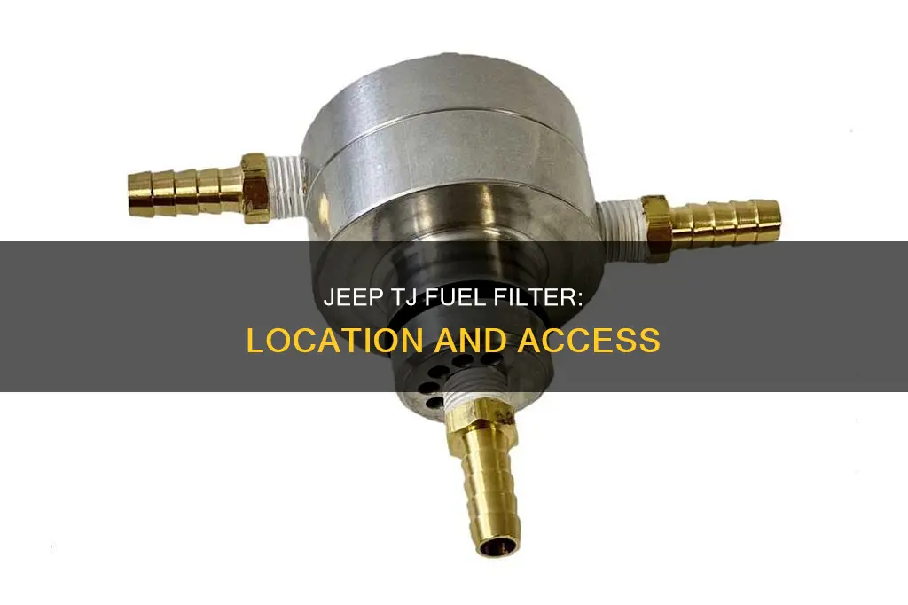where is the fuel filter on a 97 jeep tj