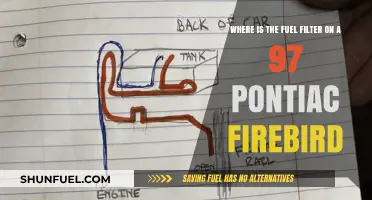 Locating the Fuel Filter in a 97 Pontiac Firebird