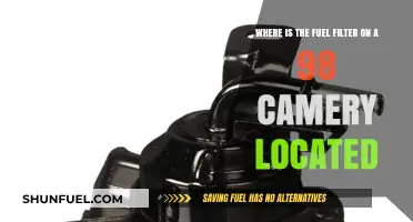 Locating the Fuel Filter on a 98 Camry