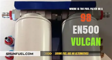 Locating the Fuel Filter on Kawasaki EN500 Vulcan