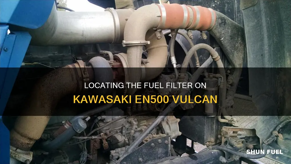 where is the fuel filter on a 98 en500 vulcan