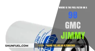 Finding the Fuel Filter: 1998 GMC Jimmy