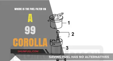 Locating the Fuel Filter in a 99 Corolla: Step-by-Step Guide