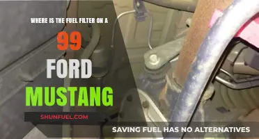 Locating the Fuel Filter in a '99 Ford Mustang