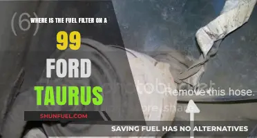 Locating the Fuel Filter in a '99 Ford Taurus
