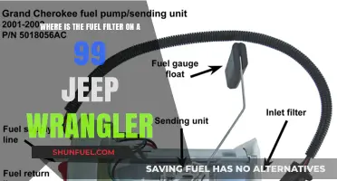Jeep Wrangler Fuel Filter: Location and Access Guide