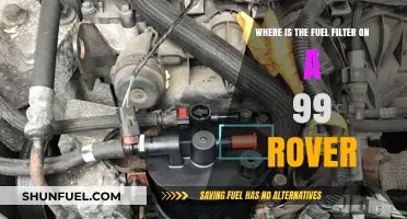 Locating the Fuel Filter on a 99 Rover: A Step-by-Step Guide