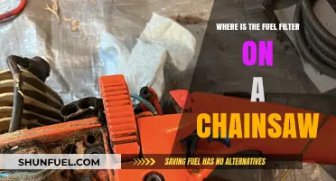 Locating the Chainsaw's Fuel Filter: A Step-by-Step Guide