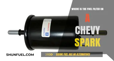 Chevy Spark Fuel Filter: Location Guide