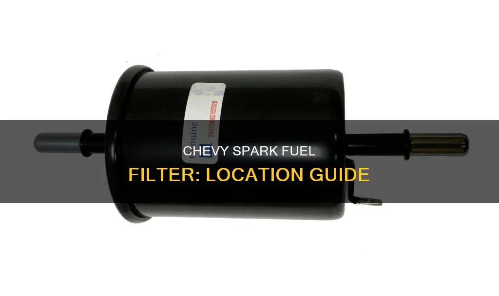 where is the fuel filter on a chevy spark