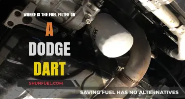 Dodge Dart Fuel Filter: Location Guide