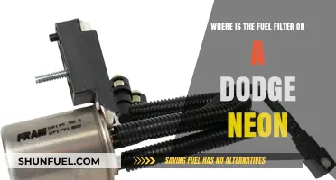 Dodge Neon Fuel Filter: Location and Access Guide