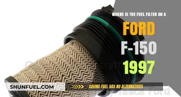 Locating the Fuel Filter on a 1997 Ford F-150