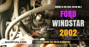 Ford Windstar 2002: Fuel Filter Location
