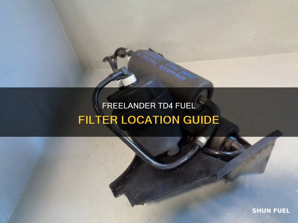 where is the fuel filter on a freelander td4 2005