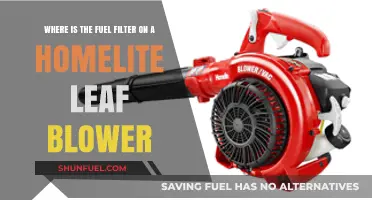 Finding the Fuel Filter in Your Homelite Leaf Blower