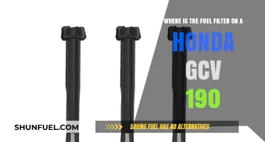 Locating the Fuel Filter in Your Honda GCV 190 Engine