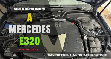 Locating the Fuel Filter in Your Mercedes E320