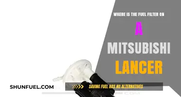 Lancer Fuel Filter: Where is it Located?