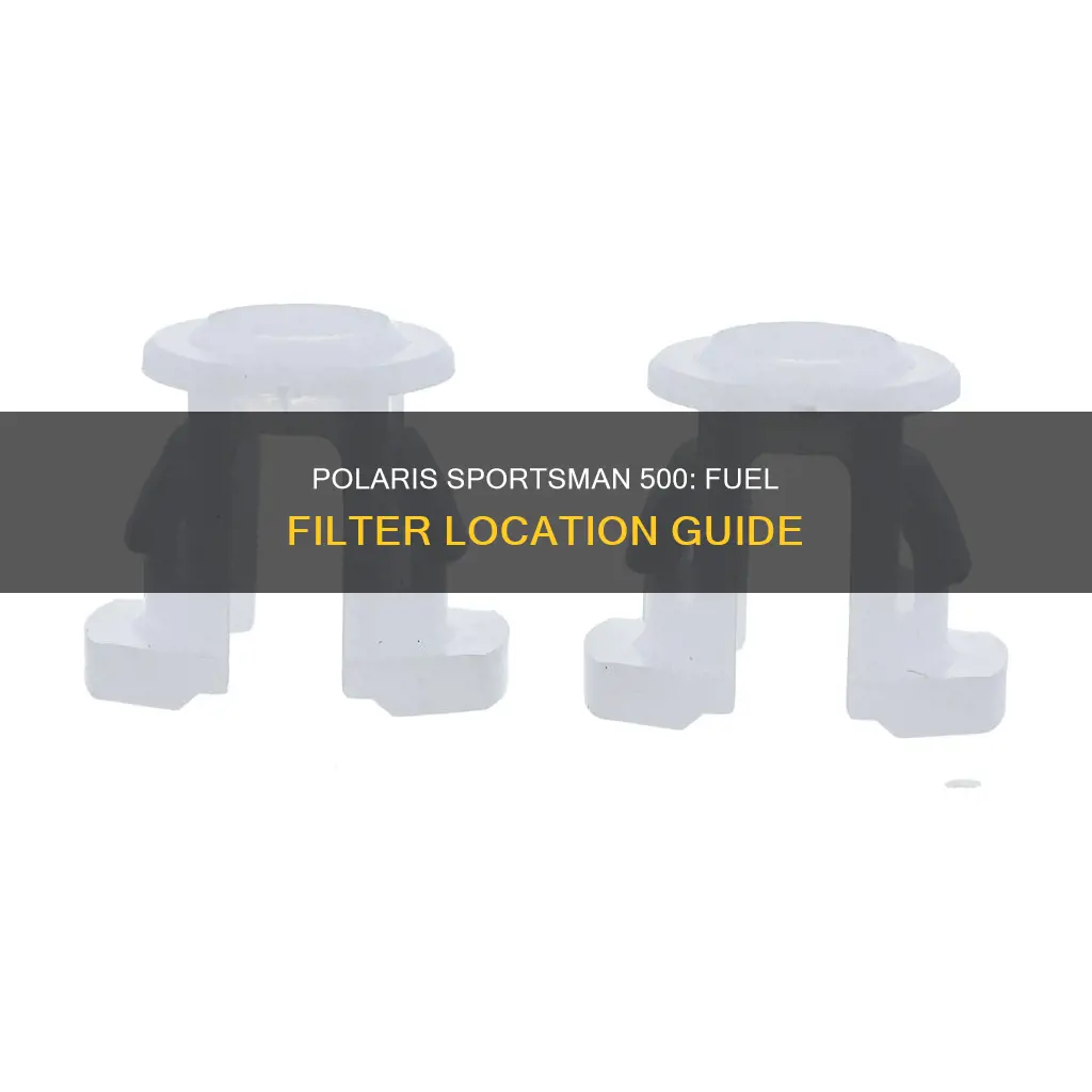 where is the fuel filter on a polaris sportsman 500