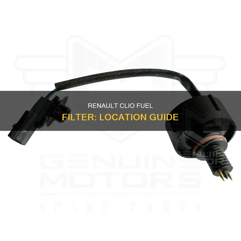 where is the fuel filter on a renault clio