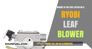 Ryobi Leaf Blower Fuel Filter: Where is it?