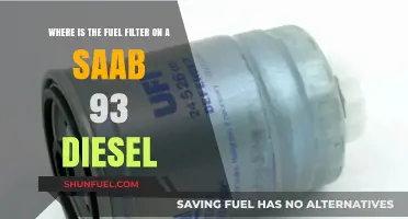 Saab 9-3 Diesel: Locating the Fuel Filter