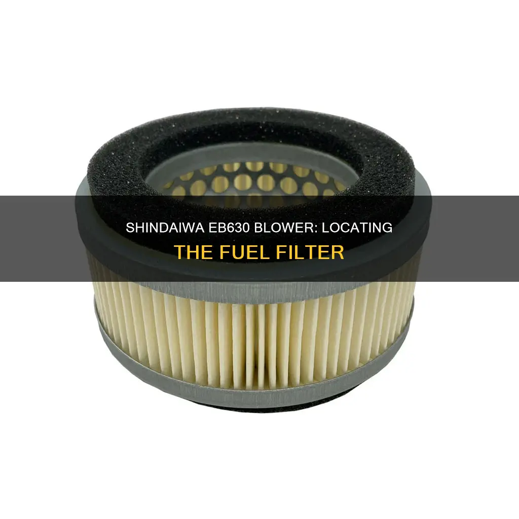 where is the fuel filter on a shindaiwa eb630 blower