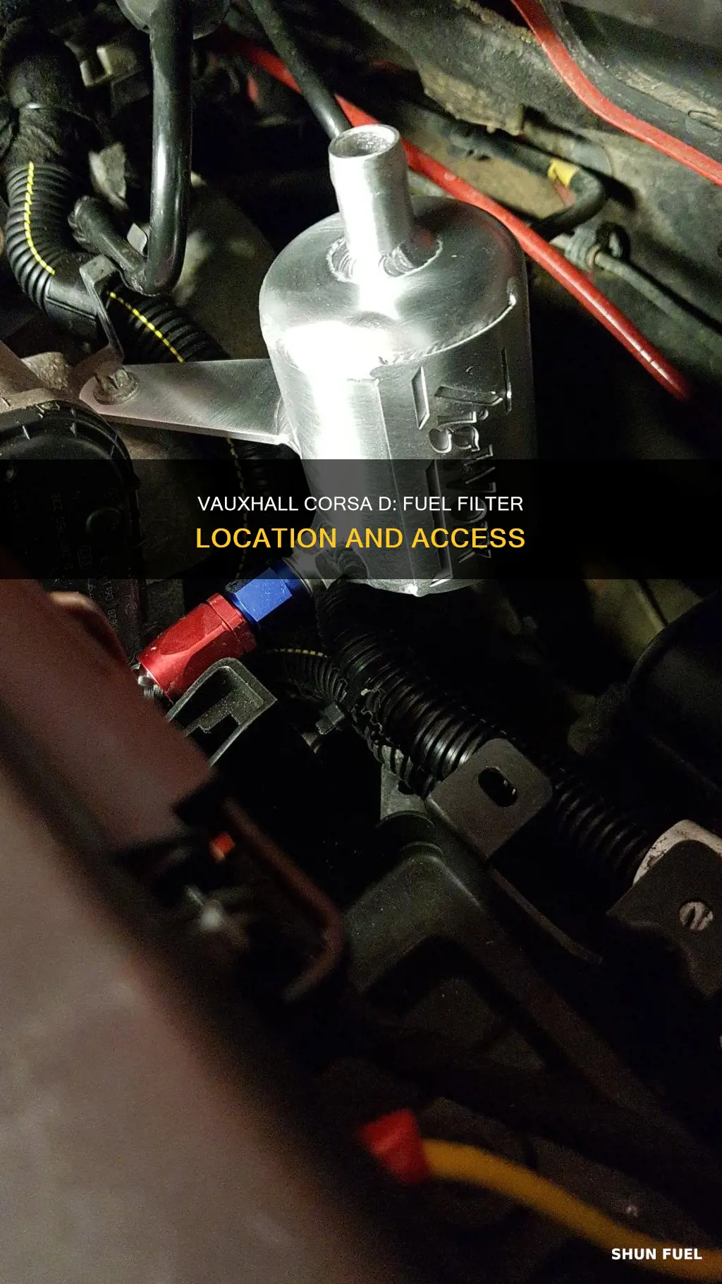 where is the fuel filter on a vauxhall corsa d