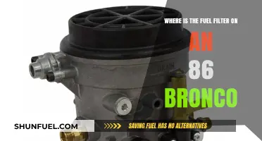 Locating the Fuel Filter in Your '86 Bronco